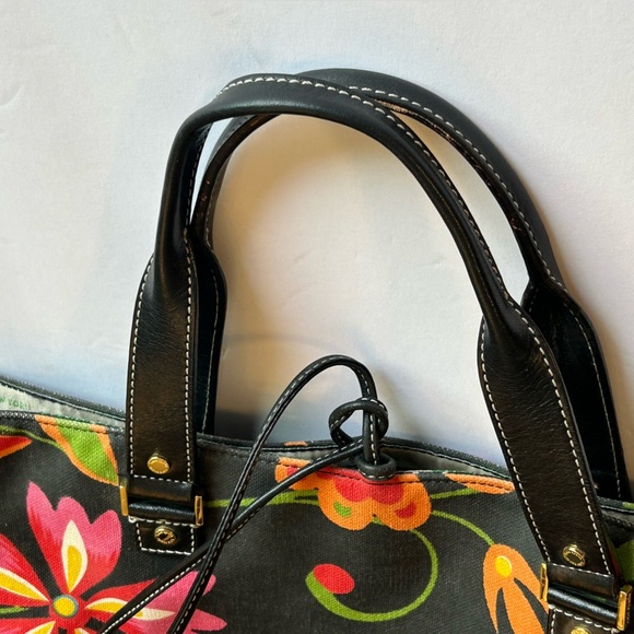 Kate Spade Multicolor Floral Canvas Satchel with Tie Closure - Picture 14 of 16